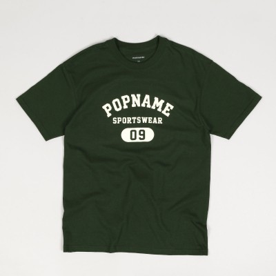 Popname Sportswear Tee Green Cream